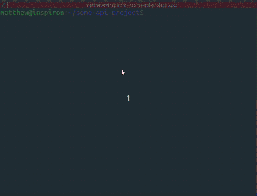 editing some API keys from the terminal